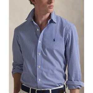 Polo by Ralph Lauren Navy and White Striped Shirt